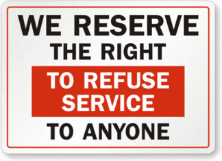 Right to refuse services
