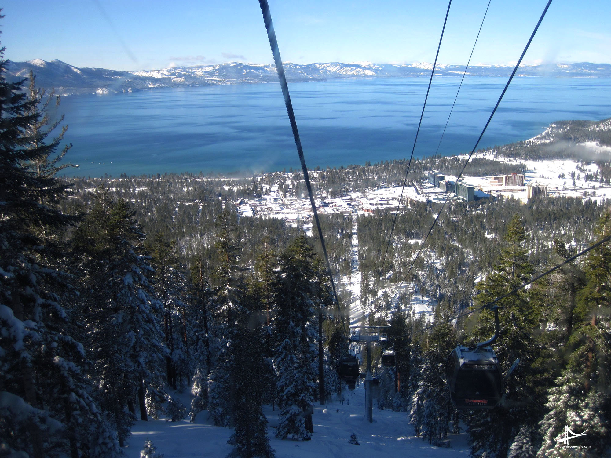 Gôndola do Heavenly em South Lake Tahoe