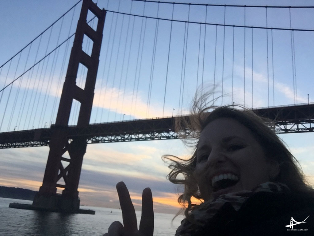 Passeio de barco pela Golden Gate Bridge