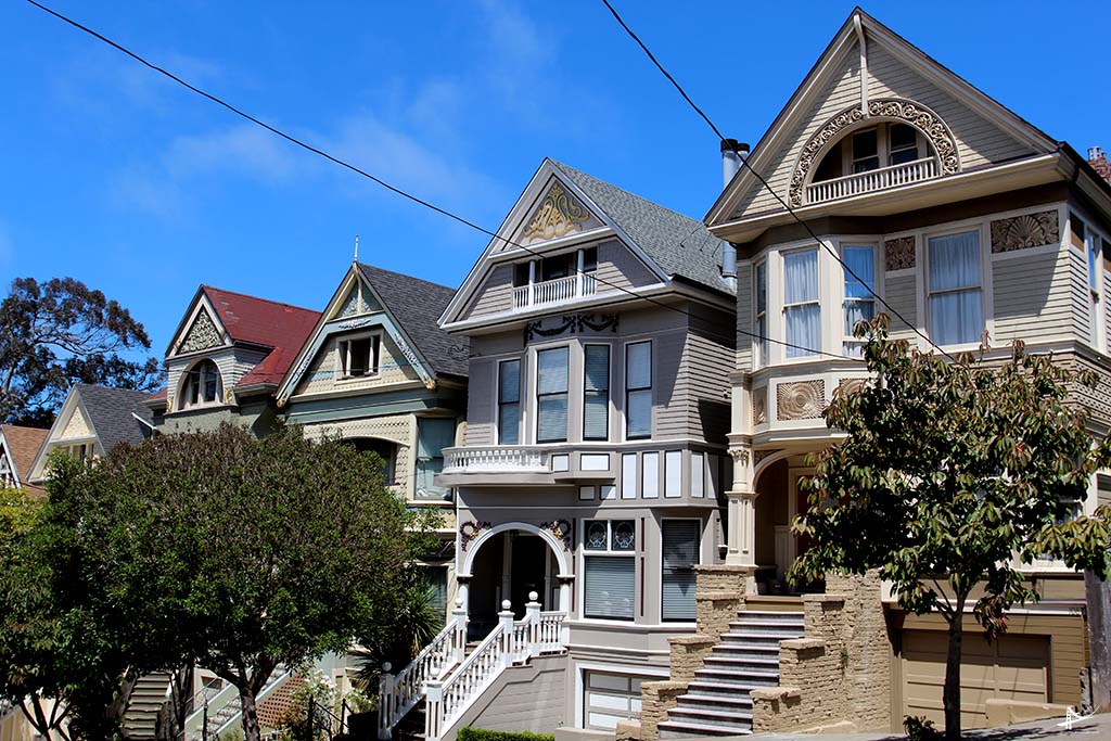 Casas vitorianas em San Francisco