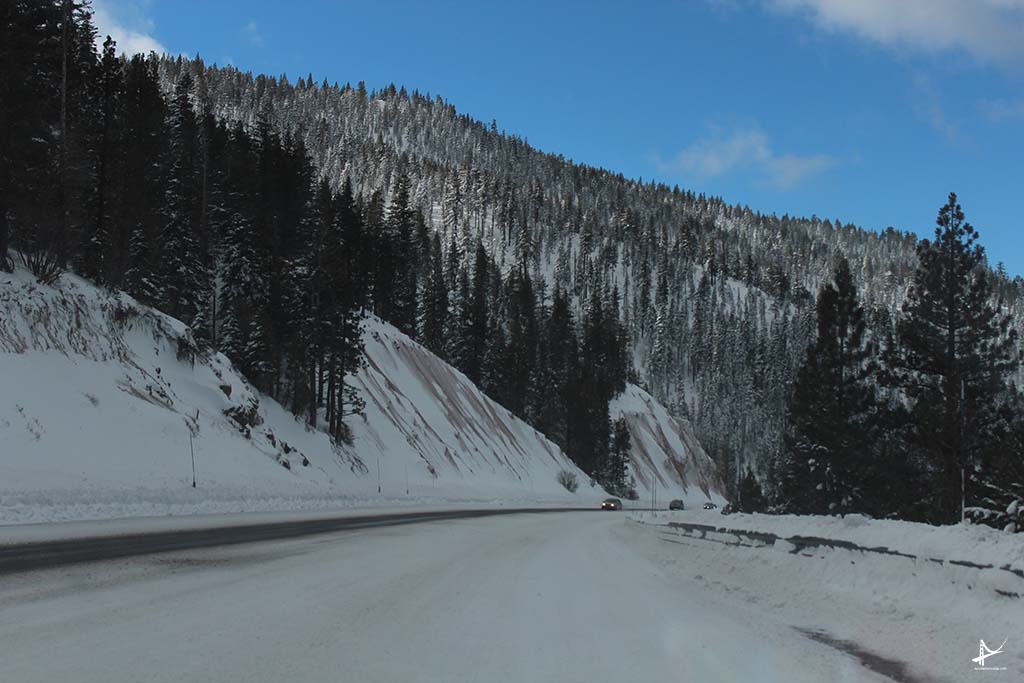 Neve na estrada