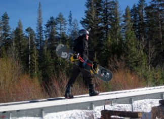 Snowboard em Mt Rose