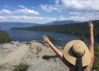 Emerald bay no verao