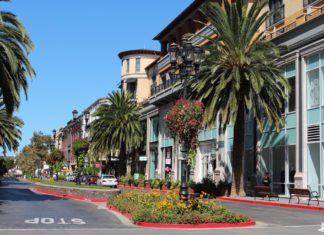 Santana Row em San Jo