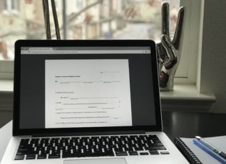 carta de suporte financeiro