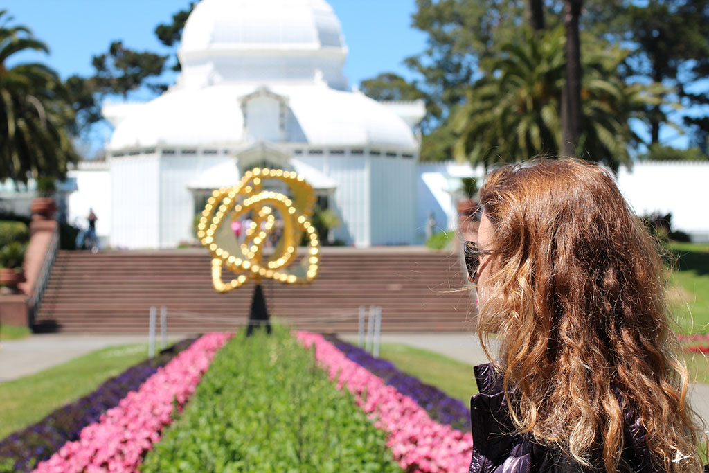 Conservatório das flores no Golden Gate Park