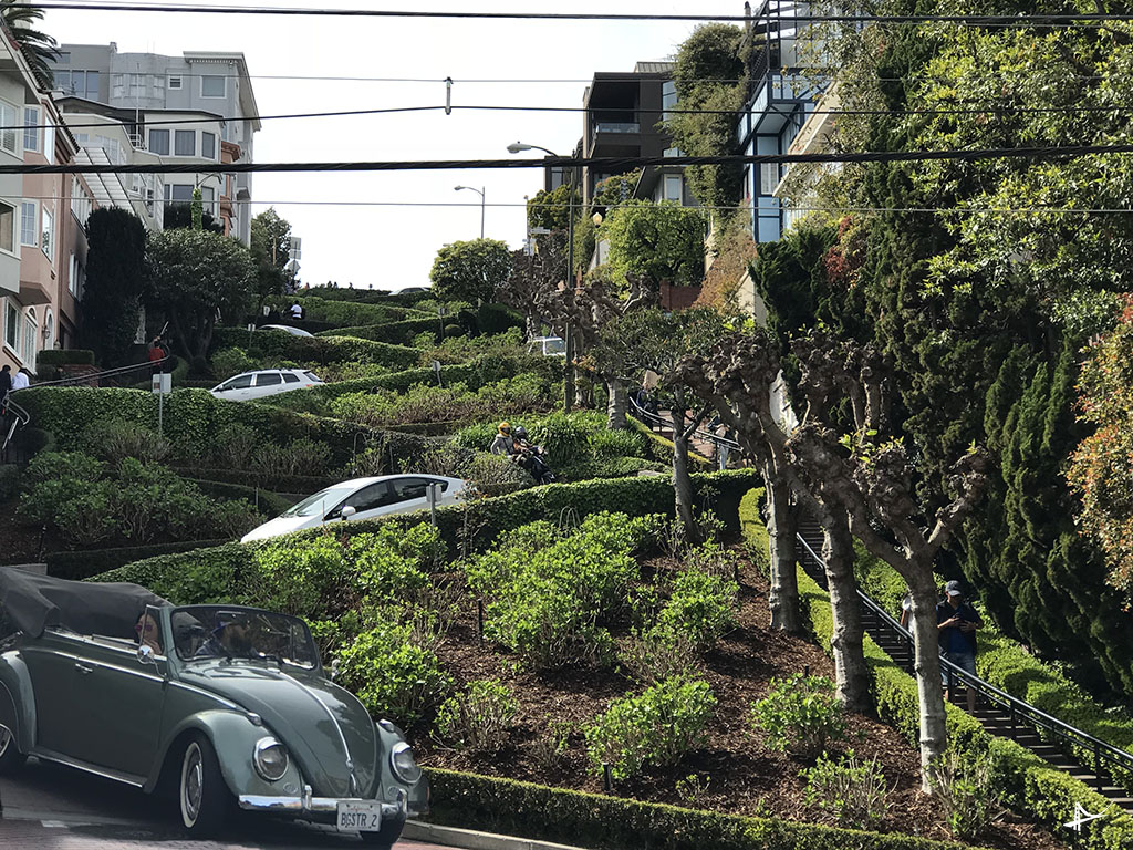 Lombard Street de carro