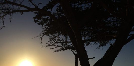Por do sol em Carmel
