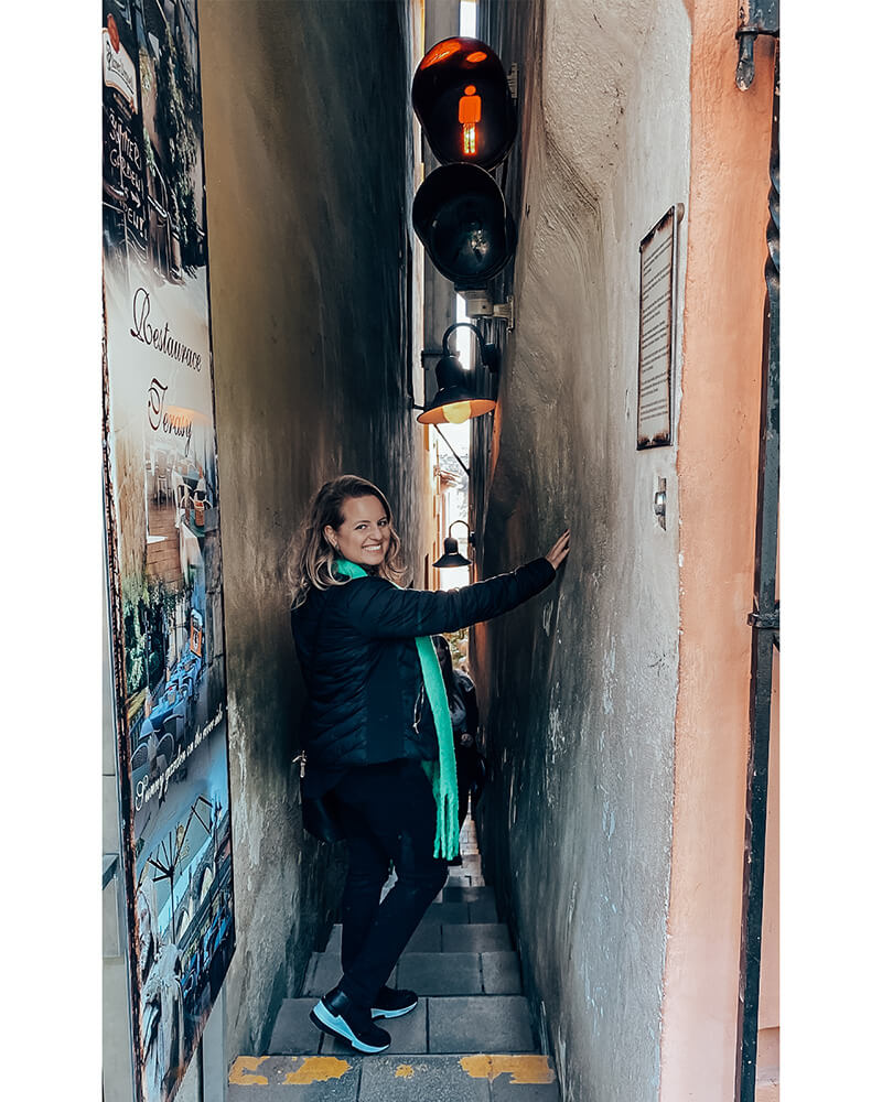 A ruazinha mais estreita do mundo em Praga